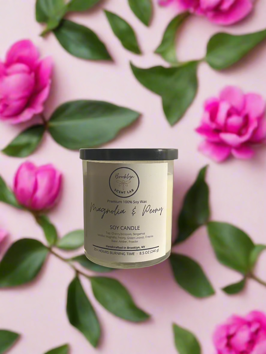 Magnolia & Peony Soy Candle