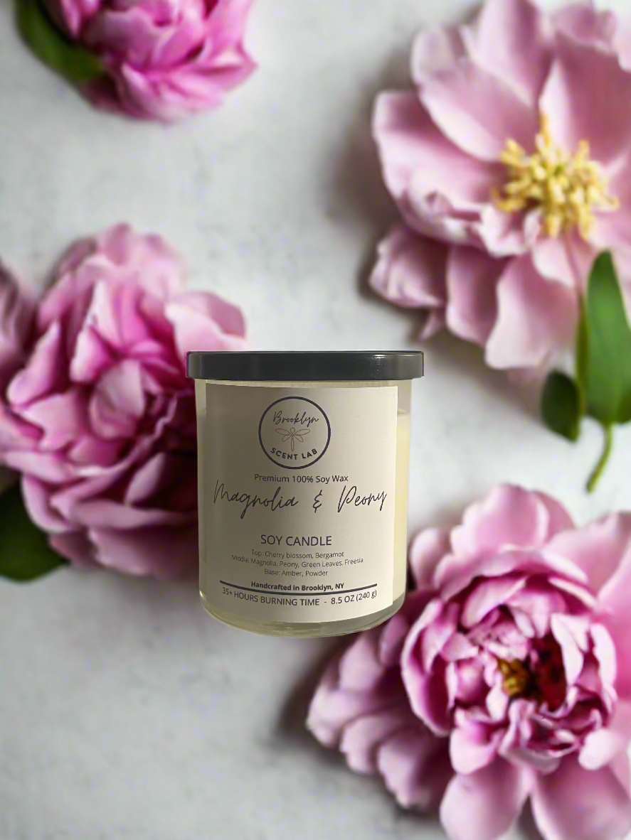 Magnolia & Peony Soy Candle