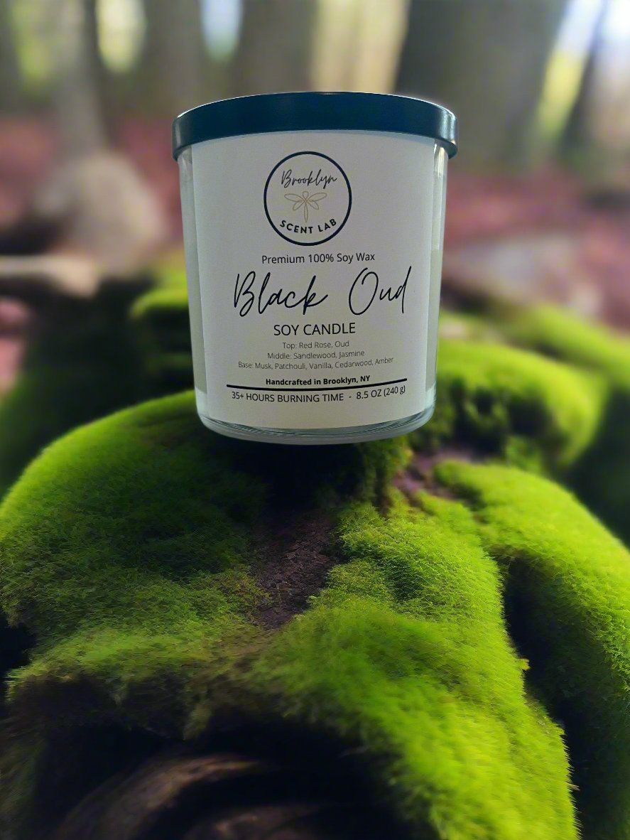 Black Oud Soy Candle