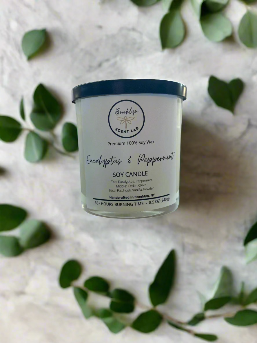 Eucalyptus & Peppermint Soy Candle