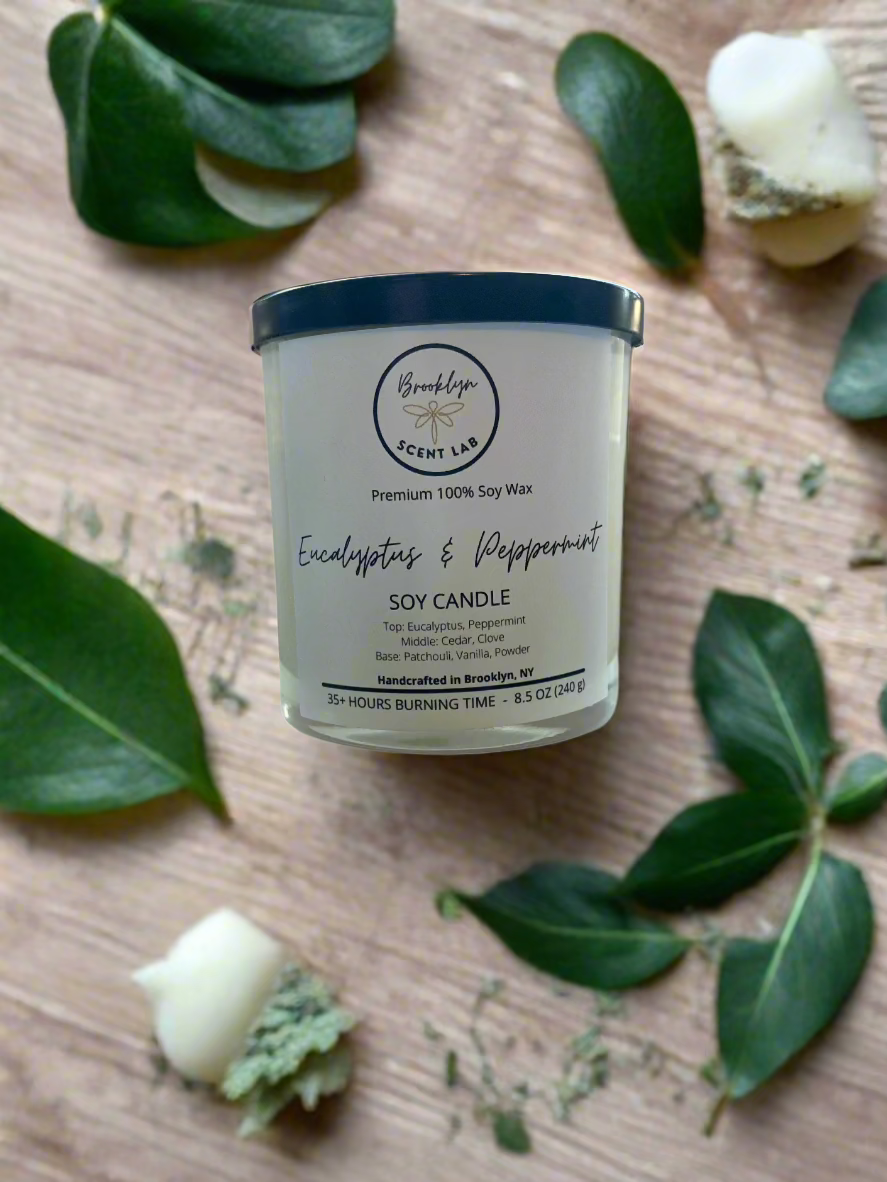 Eucalyptus & Peppermint Soy Candle